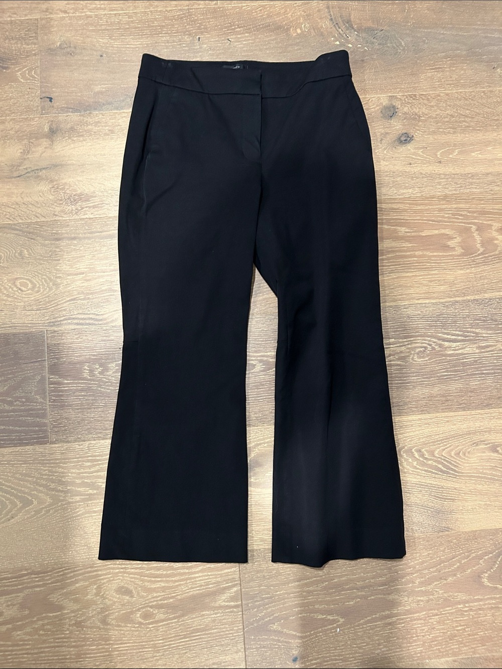 J. Crew Black Boot-Cut Dress Pants